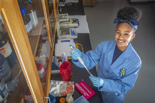 Scientist in Lab